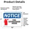 Signmission Fire Extinguisher Inside Sign, Vinyl Decal, 10in W x 7in L, 2PK OS-2PACK-NS-D-710-L-12599 - alternate 4
